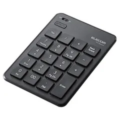 【新品・2営業日で発送】ELECOM エレコム Bluetoothテンキーパッド／パンタグラフ／薄型／ブラック(TK-TBP020BK)