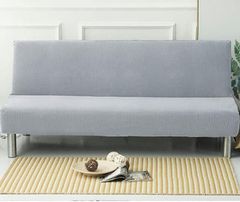 【在庫処分】かけるだけ 伸びる 北欧 キズ防止 汚れ防止 ストレッチ ソファー保護 模様替え ソファー用カバー 3人掛け 簡単取付 洗える 2人掛け 洗濯可 犬 肘なし 猫 傷 ソファーカバー 防止 ソファー保護 ソファーベッドカバー (ライトグレー 3人掛け