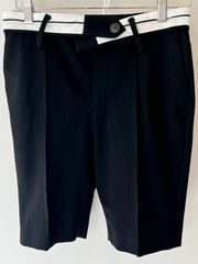 ルシェルブルー　ハーフパンツ　ブラック　36　コットン