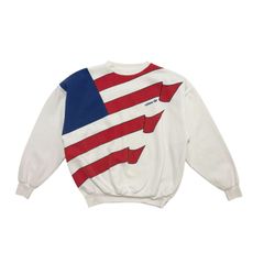 中古 80s オールド アディダス old adidas スウェット トレーナー クリーニング済み 刺繡ロゴ 米国旗 メンズ実寸L