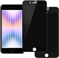 【第3世代専用】iPhoneSE3 ガラスフィルム 覗き見防止 iphonese3 2022 フィルム のぞき見防止 iphoneSE3 保護ガラス アイフォンse3 ガラスフィルム のぞき見 【貼り付け簡単/気泡ゼロ/割れない】【2枚入】 ::14379