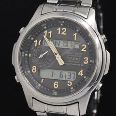 カシオ メンズ 稼働 リニエージ アナデジ 電波ソーラー LCW-M300