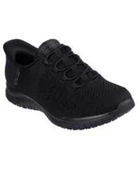 【送料無料】 スケッチャーズ レディース スニーカー シューズ Women's Slip-ins Work Slip-Resistant: Virtue - Valsea Work Sneakers from Finish Line Black