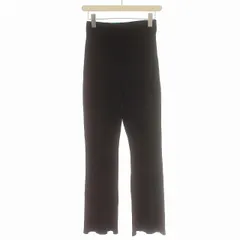 ドゥーズィエムクラス　Rib knit PT リブニットパンツ　34 ネイビー RIB KNIT PANTS | cliché