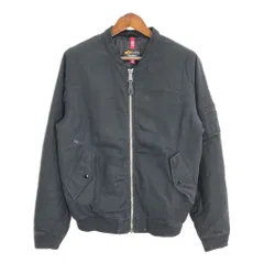 ALPHA INDUSTRIES アルファ インダストリーズ MA-1 フライトジャケット ミリタリー ブラック (メンズ L) 中古 古着 S2510