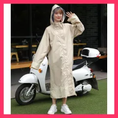 ★売れ筋★ 【国内即日発送】レインコート 自転車 ロング丈 レディース メンズ リュック対応 収納袋付 ツバ付き バイザー 前開き 男女兼用 カッパ 通学 通勤 アウトドア