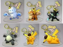 【中古】キーホルダー 全6種セット 「帰ってきた 名探偵ピカチュウ アクリルキーホルダーコレクション」 ポケモンセンター限定