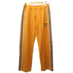 プーマ PUMA × サスクワッチファブリックス SASQUATCHFABRIX. 美品 コラボ トラックパンツ イージーパンツ スラックス パイル地 オレンジ Lのサムネイル
