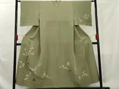 平和屋着物■訪問着　手描き　楓文　正絹　逸品　AAAX9312cs