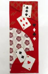 【中古】タオル・手ぬぐい ハーツラビュル寮 手ぬぐい風ハンカチ 「ディズニー ツイステッドワンダーランド」