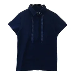 サイズ：L CALLAWAY キャロウェイ  フリル付 半袖ポロシャツ  ネイビー系 [240101484200] ゴルフウェア レディース ストスト