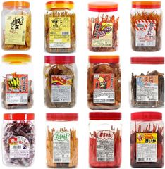 谷貝食品 激辛注意 からければからいほど イカ 9個セット つまみ