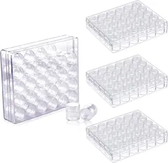 sanmaao 15ml プラスチックケース 収納ケース ネイル パーツ アクセサリー