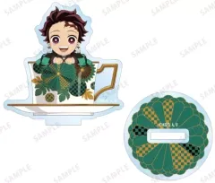 【中古】アクリルスタンド・アクリルパネル 竈門炭治郎 「鬼滅の刃 トレーディング みにきゃら ティーカップver. アクリルスタンド」