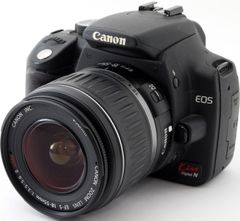 キヤノン デジタル一眼 CANON EOS Kiss Digital N レンズキット 中古 メモリーカード付き 届いてすぐに使える 付属品充実