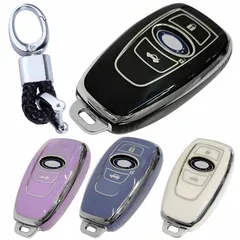 スバル TPU スマートキーケース キーカバー キーホルダー クロストレック レイバック アウトバック GR86 フォレスター WRX BRZ ZC6 レヴォーグ WM4 WMG レガシィ B4 BN9 BRZ ZC6 SJ5 SK9 インプレッサ