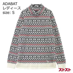 サイズ：46 ADABAT アダバット  ニットセーター 総柄 グレー系 [240101492438] ゴルフウェア メンズ ストスト 2025年最新】アダバット adabat ニットの人気アイテム - メルカリ