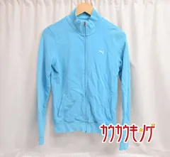 プーマ ジップアップ ジャケット ライトブルー S(USサイズ) レディース PUMA