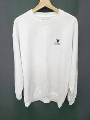 ◇ ⊆ FREAK'S STORE フリークスストア バックプリント 長袖 トレーナー サイズL ホワイト系 メンズ E  【1507160005481】