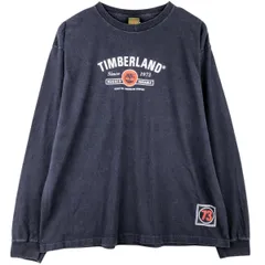 古着 90~00年代 ティンバーランド Timberland ロングTシャツ ロンT USA製 メンズL相当/eaa588376