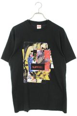 シュプリーム 21AW Stack Tee スタックプリントTシャツ メンズ S