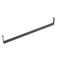 【新着商品】ドウシシャ ルミナスノワールラック スチールラックパーツ ハンガーポール 黒 幅60cm 耐荷重20kg 収納力アップ 大容量 取付簡単 棚板に引っ掛けるだけ 追加 diy ハンガーラック ワードローブ 部品 ホワイト かわいい NO60-HP