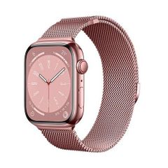 アップルウォッチバンド（Apple Watchバンド）ミラネーゼループマグネットバンド【ローズピンク】38mm/40mm/41mm/42mm/44mm/45mm/46mm/49mm対応 [BELTIES]