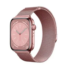 アップルウォッチバンド（Apple Watchバンド）ミラネーゼループマグネットバンド【ローズピンク】38mm/40mm/41mm/42mm/44mm/45mm/46mm/49mm対応 [BELTIES]