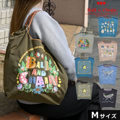 【爆速配送】【送料無料】【即納】 Ball＆Chain ボールアンドチェーン 正規品 オリジナル Various Vases FLOWER WHALE Mサイズ エコバッグ トートバッグ ショルダー 刺繍 ギフト A4 301059 301054