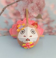 【  ねこ 桜 花 飾り 】 なの 金魚ねぷた オリジナル ハンドメイド