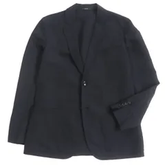 極美品□2022年製 HERMES/エルメス 無地 シングル アンコンジャケット/サマージャケット/ブレザー ブラック 50 イタリア製 正規品 メンズのサムネイル
