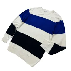 【好印象なデザイン】BEAUTY&YOUTH UNITED ARROWS ユナイテッドアローズ ボーダー アクリル ニット シャツ セーター M メンズ●S4437