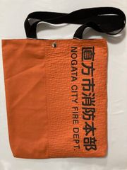６８．🚒救助服トートバッグ（アップサイクル商品）🚒