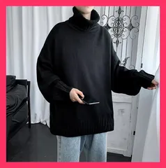 大感謝祭限定トレンド 新品 セーター タートルネック ニット カップル 簡約 秋 セーター タートルネック ニット カップル 簡約 秋と冬  【素材】アクリル　■カラー:ブラッ おすすめ おしゃれ　人気 上品 NEWJY2020121013