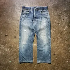 RRL(ダブルアールエル) ストレートデニム 34×32 USA(アメリカ）製 RRL ダブルアールエル ラルフローレン ⑥デニム スリム