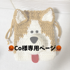【Co様専用ページ】わんちゃんポーチ