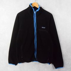 80's Patagonia USA製 フリースジップジャケット BLACK L