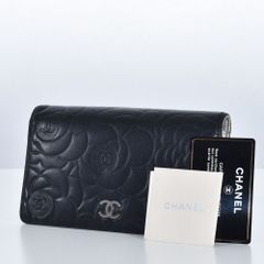 付属品付き】CHANEL シャネル カメリア ラムスキン ココマーク 長財布