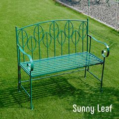アイアン製ガーデンベンチ単品販売 「Sunny Leaf サニーリーフ 」 SPL-9002