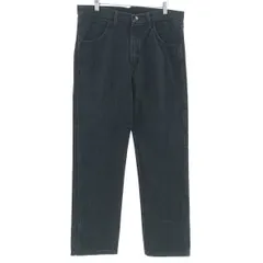 古着 ラスラー RUSTLER ブラックデニム ストレートデニムパンツ メンズw35相当/eaa402345