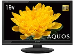 シャープ 19V型 液晶 テレビ AQUOS LC-19P5-B ハイビジョン 外付HDD対応(裏番組録画) ブラック(中古品)