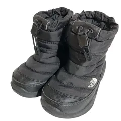 THE NORTH FACE ザノースフェイス スノーブーツ ブラック 黒 中綿 キッズ 子供用 防寒 16サイズ