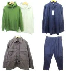 ユニクロ UNIQLO Lサイズ以上 大きいサイズ 5点セット レディース&メンズ ジャケット パーカー シャツ パンツ A0616