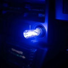 usb ライト 車 車内ライト イルミネーション カー用品 アクセサリー lattre (ブルー)