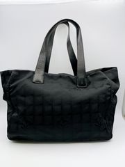 CHANEL/シャネル　ニュートラベルライン　MM　トートバッグ　ブラック/ナイロン　AUC005