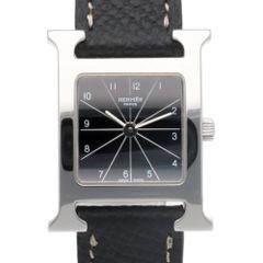 エルメス Hウォッチ 腕時計 時計 ステンレススチール HH1.210 クオーツ レディース 1年保証  HERMES  中古 エルメス