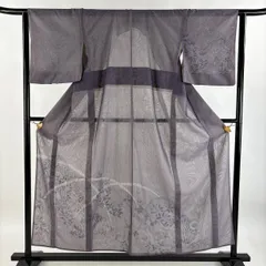 厳選◆単衣夏物◆未使用同然◆紗袷の附下◆パールトーン◆仕付◆裄65.5丈163 夏着物追加〜単衣＆絽〜 - 着付け凛叶