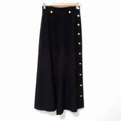 #anc インゲボルグ INGEBORG パンツ ワイドパンツ 黒 金ボタン レディース [947168]のサムネイル