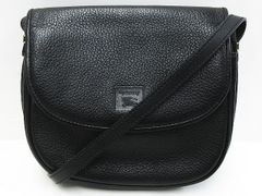 Burberrys バーバリーズ ノバチェック ショルダーバッグ レザー ブラック レディース ホースロゴ LF005-0514③