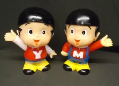 昭和レトロ　ヤン坊マー坊貯金箱　 ヤンマートラクター2体　計4体 昭和レトロ ヤン坊マー坊貯金箱 ヤンマートラクター2体 計4体